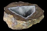 Crystal Filled Dugway Geode (Polished Half) - Utah #141312-2